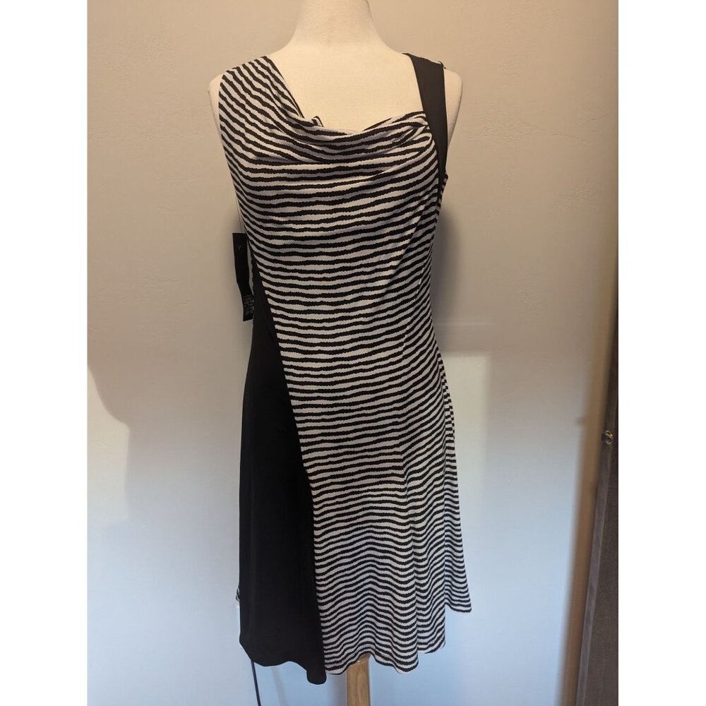 Black & White Striped Vex Collection Dress size 40